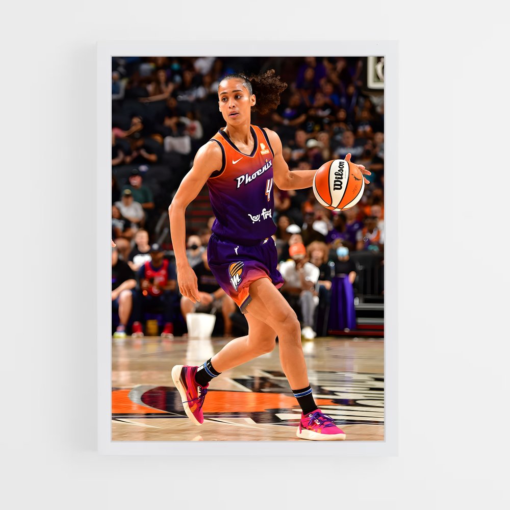 Poster La Dompteuse de Ballon – affiche Basketball (vue 3)